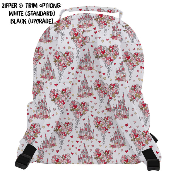 Pocket Backpack - Valentine Disney Castle