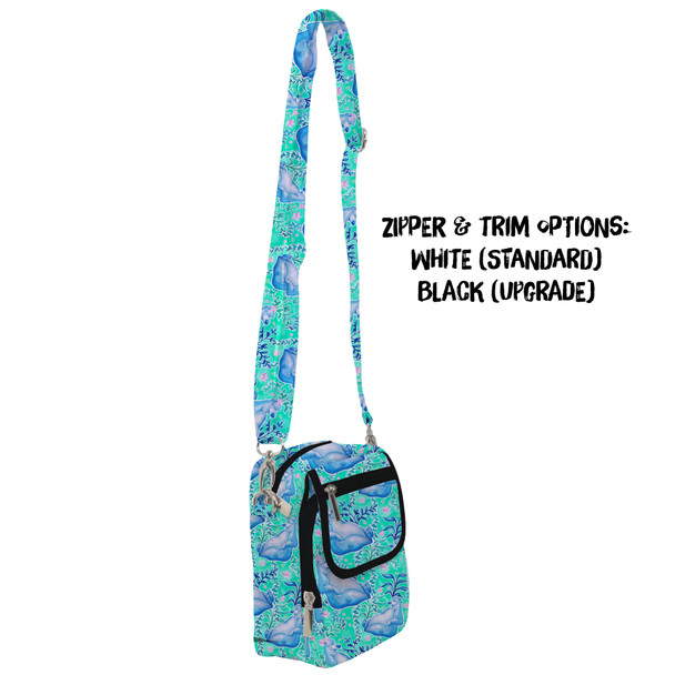 Belt Bag with Shoulder Strap - Neon Floral Baloo