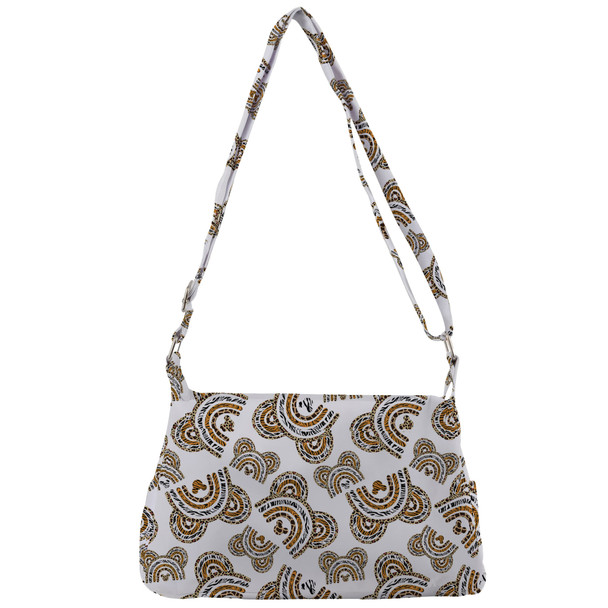 Shoulder Pocket Bag - Animal Print Mouse Ears Rainbow