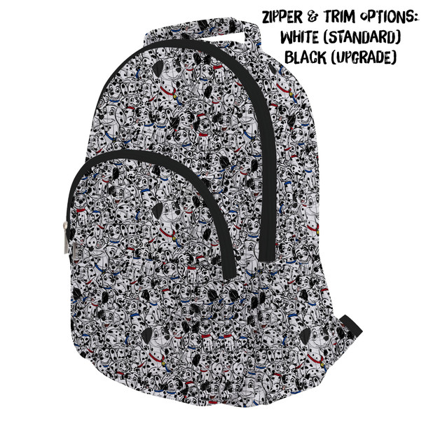 Pocket Backpack - Sketched Dalmatians