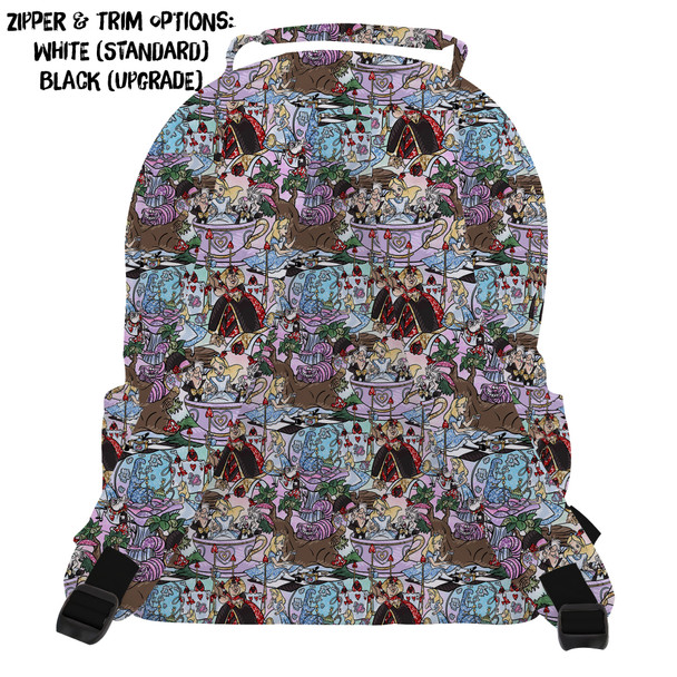 Pocket Backpack - Alice in Glitter Wonderland