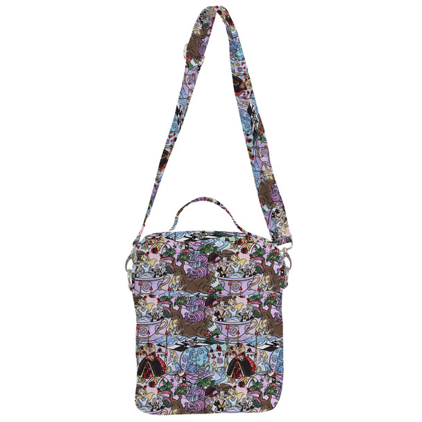 Crossbody Bag - Alice in Glitter Wonderland
