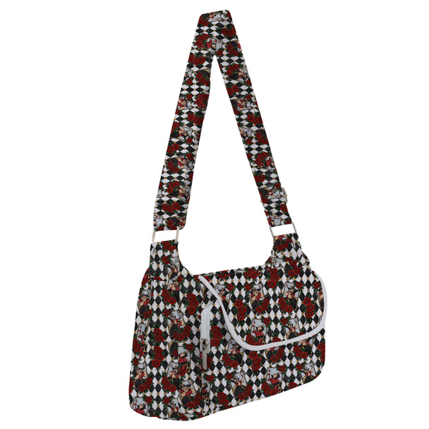 Shoulder Pocket Bag - Queen of Hearts Playing Cards