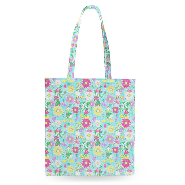 Tote Bag - Neon Spring Floral Mickey & Friends