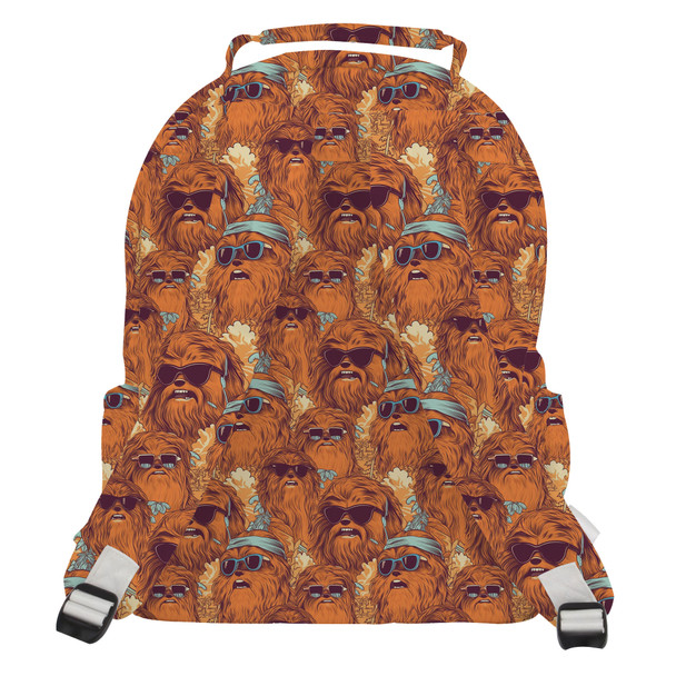 Pocket Backpack - Retro Chewbacca Summer Vibes