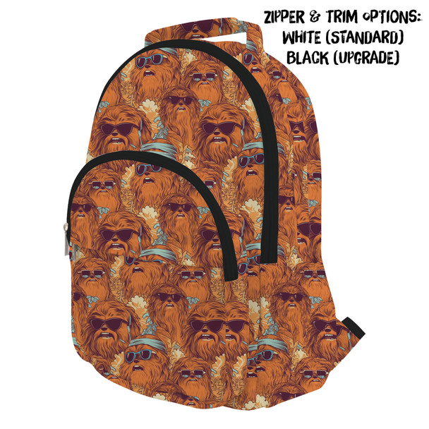 Pocket Backpack - Retro Chewbacca Summer Vibes