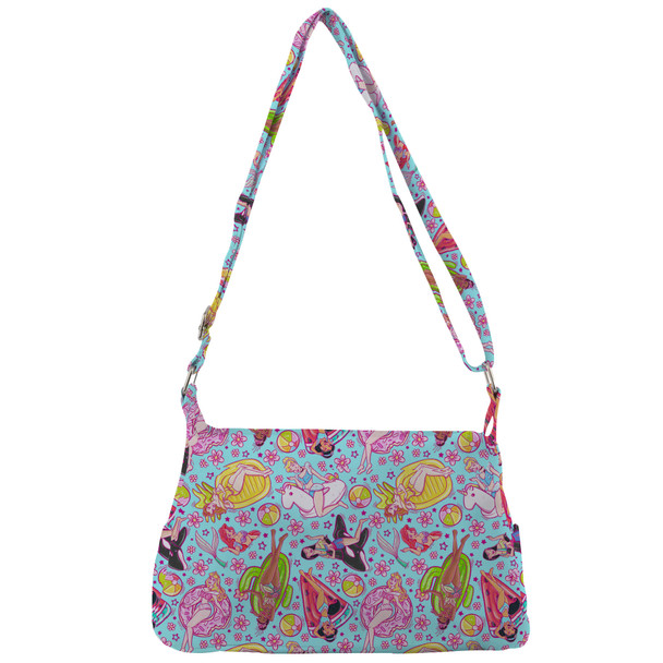 Shoulder Pocket Bag - Pool Floats Princesses