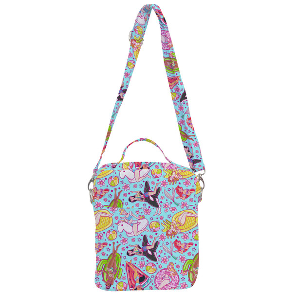 Crossbody Bag - Pool Floats Princesses