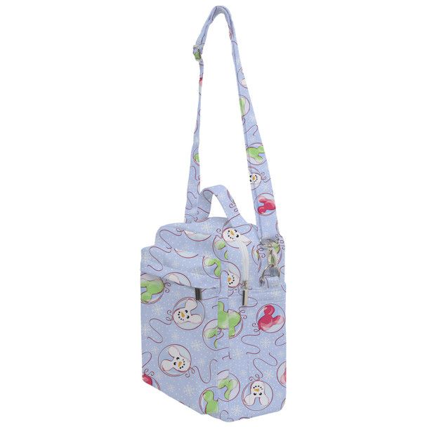 Crossbody Bag - Winter Mouse Balloons