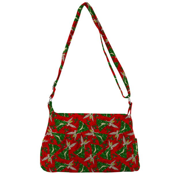 Shoulder Pocket Bag - Magical Sparkling Tinkerbell Christmas