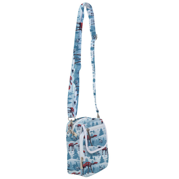 Belt Bag with Shoulder Strap - AT-AT Christmas on Hoth