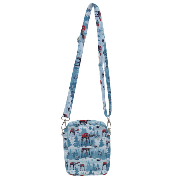 Belt Bag with Shoulder Strap - AT-AT Christmas on Hoth