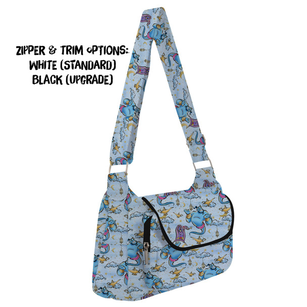 Shoulder Pocket Bag - Whimsical Genie and Magic Carpet