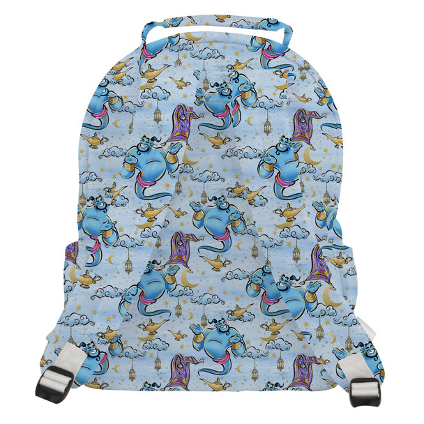 Pocket Backpack - Whimsical Genie and Magic Carpet