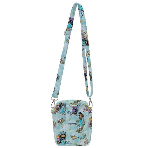 Belt Bag with Shoulder Strap - Whimsical Princess Jasmine