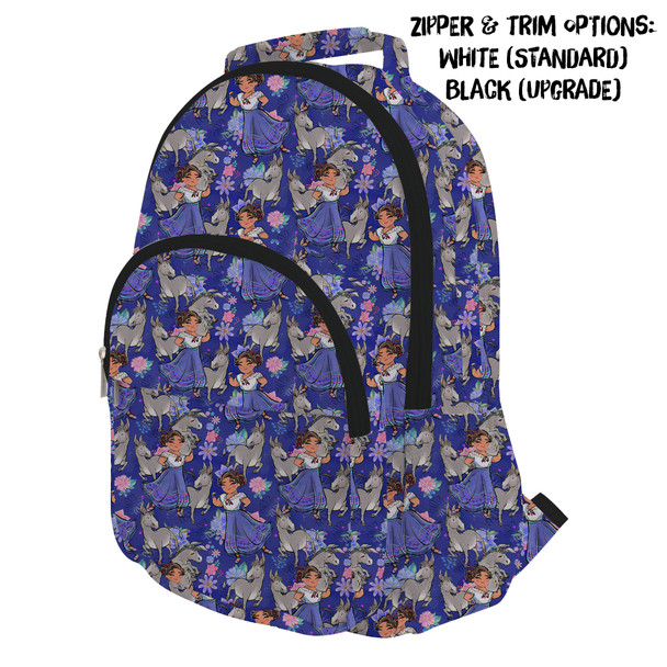 Pocket Backpack - Whimsical Luisa