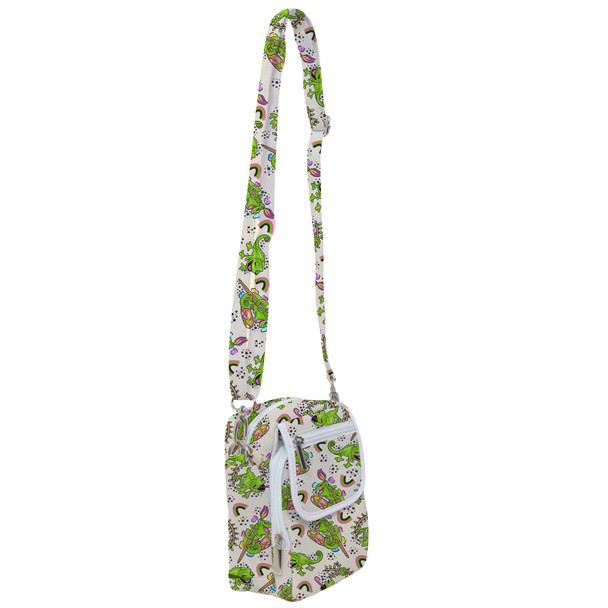 Belt Bag with Shoulder Strap - Tangled Pascal Paints