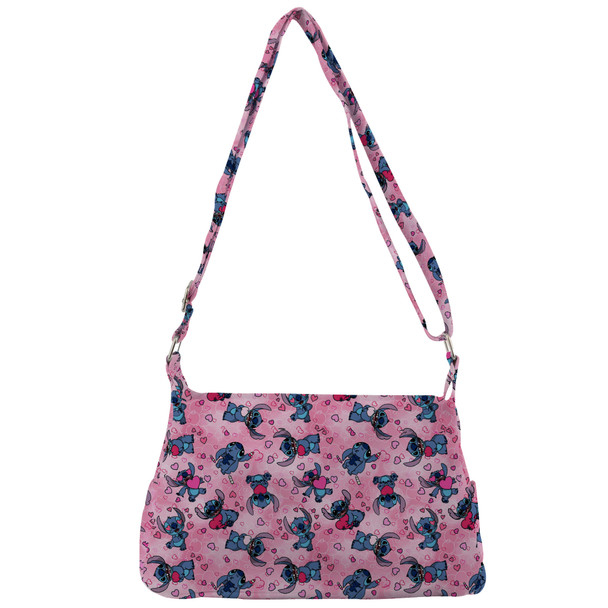 Shoulder Pocket Bag - Valentine's Stitch