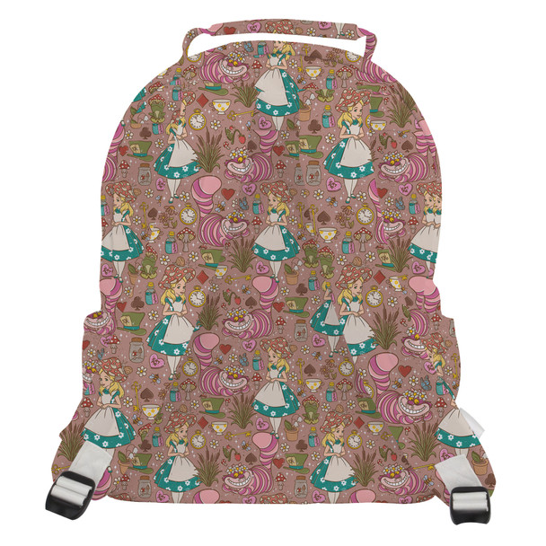 Pocket Backpack - Cottagecore Alice in Wonderland