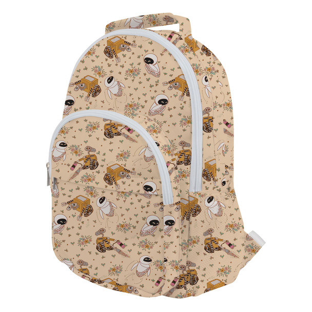 Pocket Backpack - Floral Wall-E and Eve