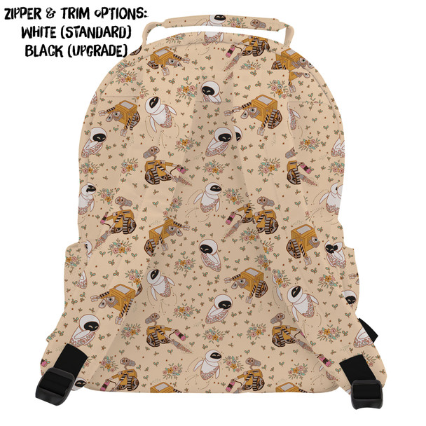 Pocket Backpack - Floral Wall-E and Eve