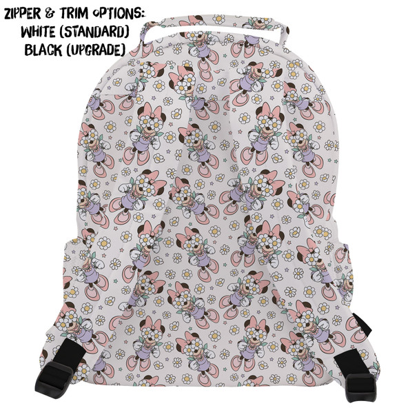 Pocket Backpack - Minnie Mouse with Daisies