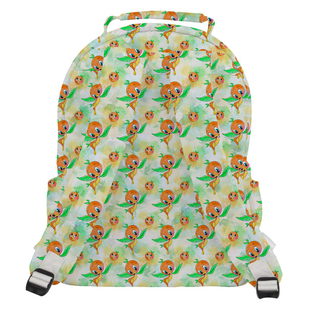 Pocket Backpack - Think (Orange) Bird Thoughts