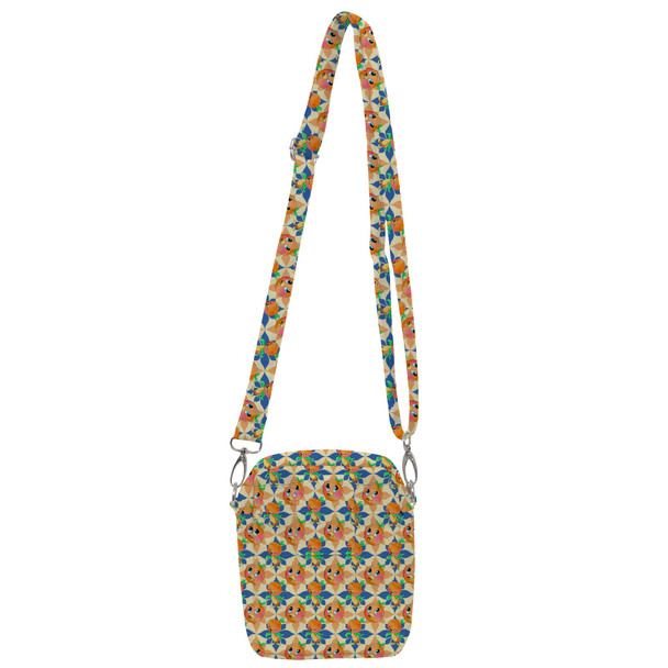 Belt Bag with Shoulder Strap - Orange Bird Delight