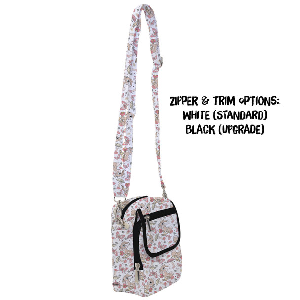 Belt Bag with Shoulder Strap - Miss Bunny Springtime