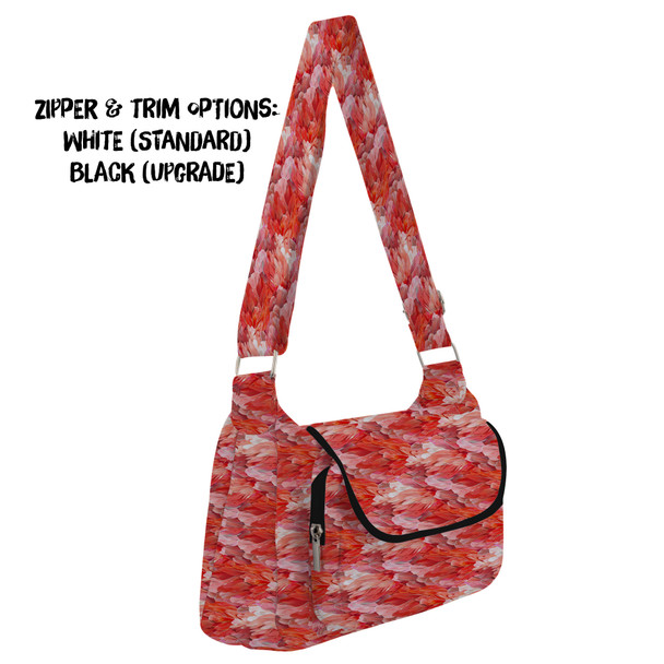 Shoulder Pocket Bag - Animal Print - Flamingo