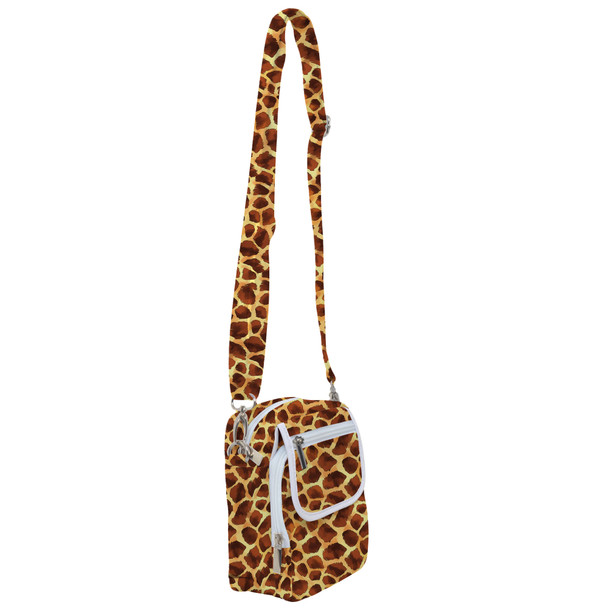 Belt Bag with Shoulder Strap - Animal Print - Giraffe