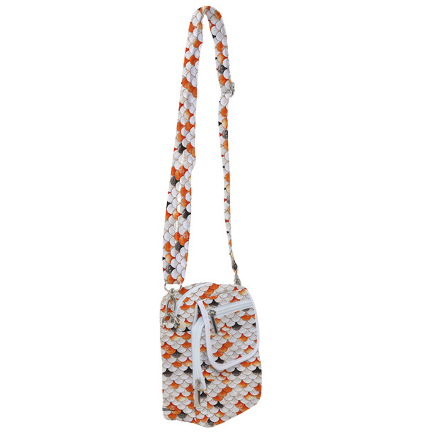 Belt Bag with Shoulder Strap - Animal Print - Koi Fish