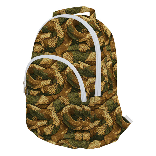 Pocket Backpack - Animal Print - Snake
