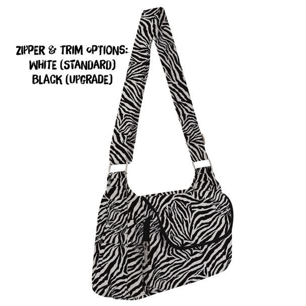 Shoulder Pocket Bag - Animal Print - Zebra