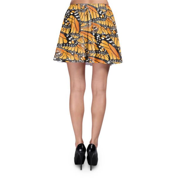 Skater Skirt - Animal Print - Monarch Butterfly