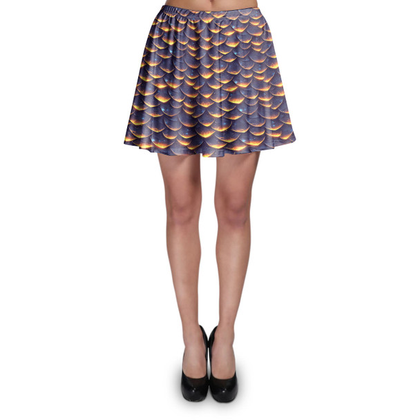 Skater Skirt - Animal Print - Dragon