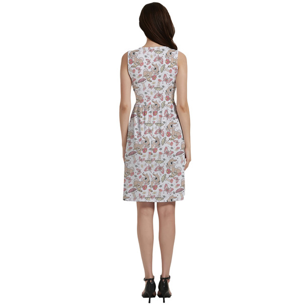 Button Front Pocket Dress - Miss Bunny Springtime