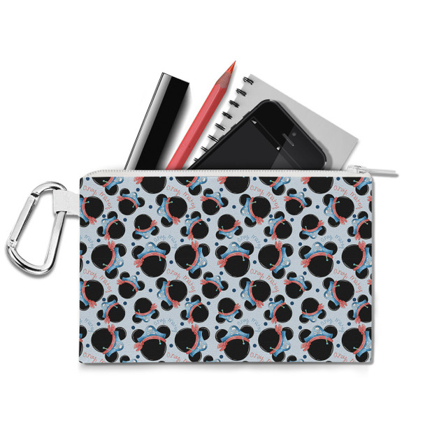 Canvas Zip Pouch - A Pirate Life for Mickey