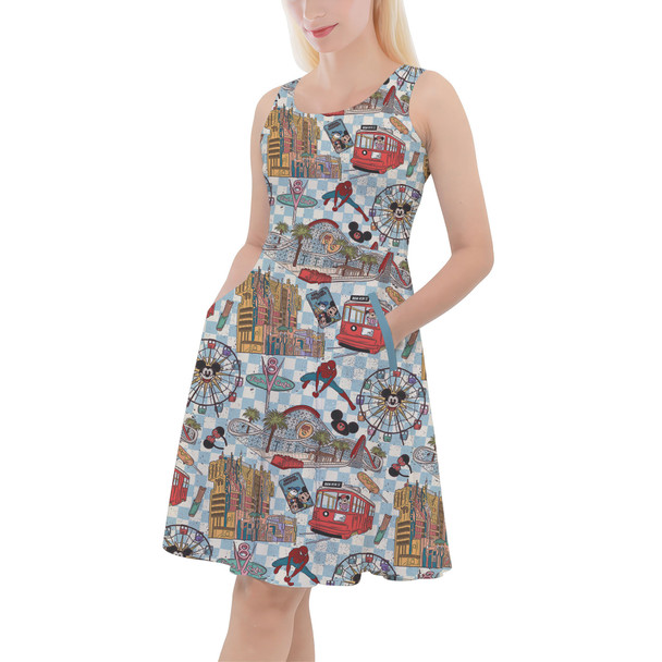 Skater Dress with Pockets - Revamped California Adventure