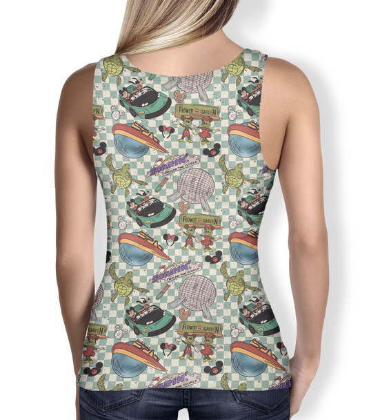 Women's Tank Top - Hand Drawn Epcot