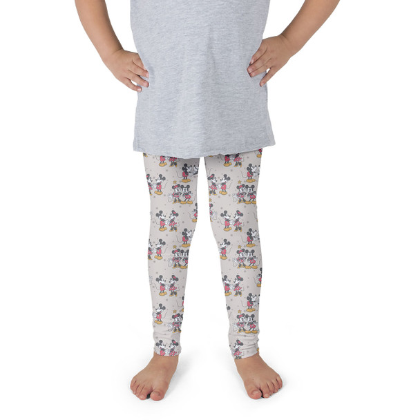 Girls' Leggings - Retro Mickey & Minnie