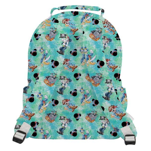 Pocket Backpack - Mickey Donald Goofy Pirate Crew