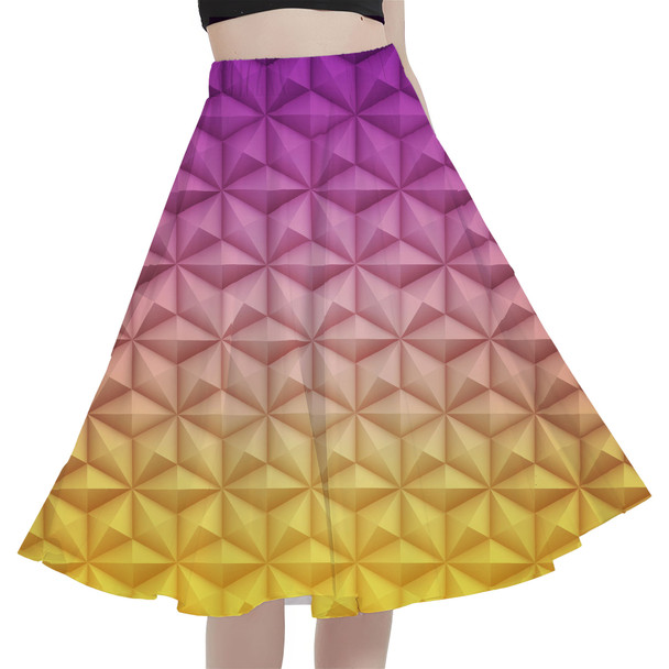 A-Line Pocket Skirt - Epcot Spaceship Earth