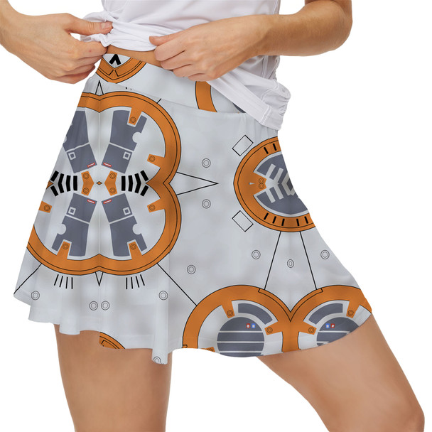 Women's Skort - Little Round Droid