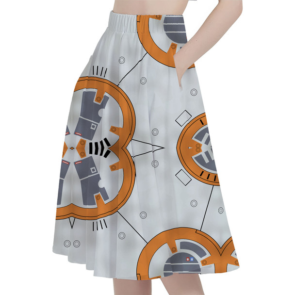 A-Line Pocket Skirt - Little Round Droid