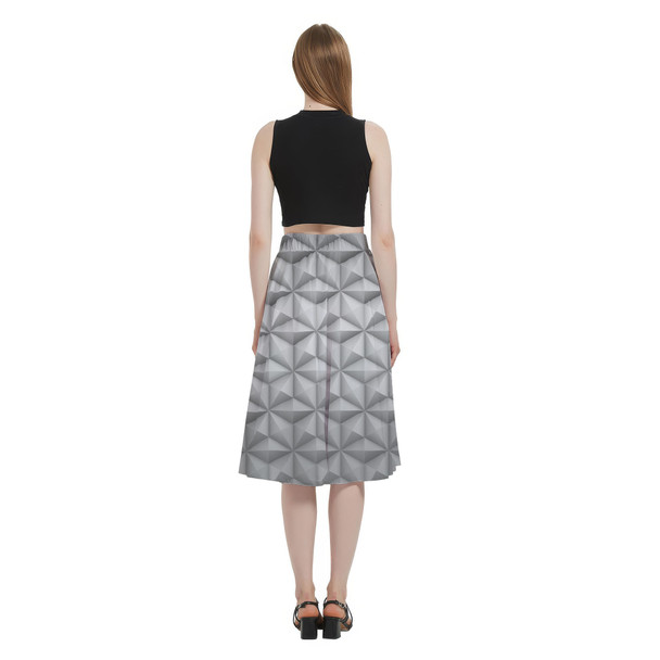 A-Line Pocket Skirt - EPCOT Icon