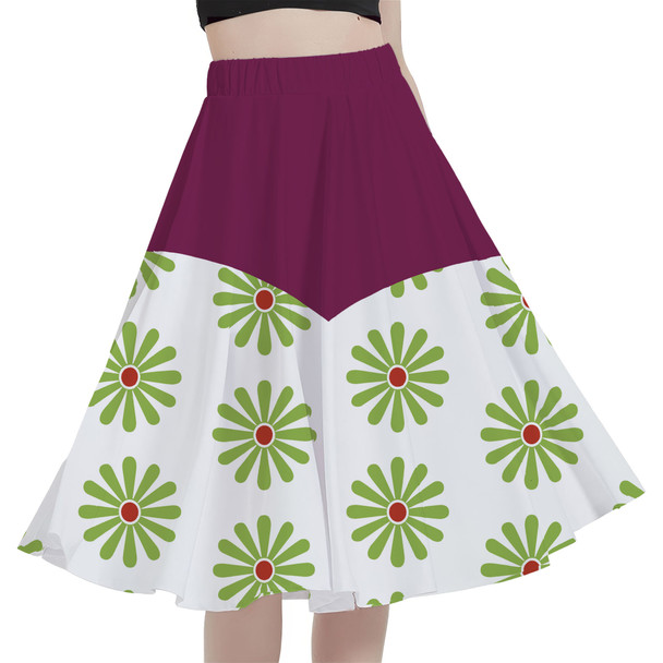 A-Line Pocket Skirt - Haunted Mansion Tightrope Walker