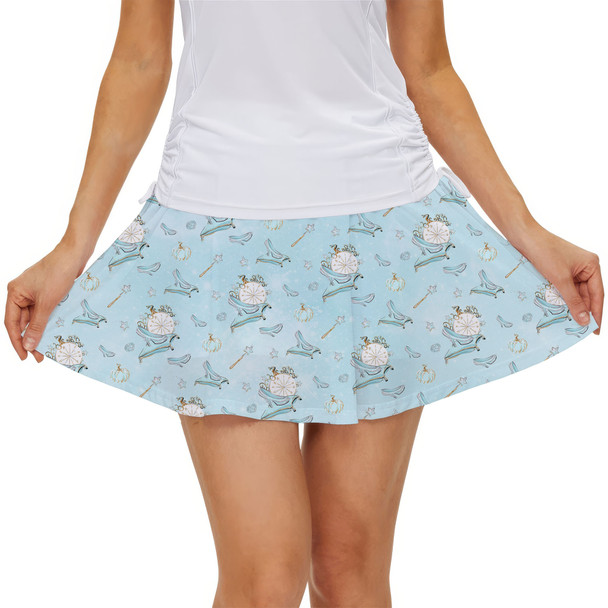 Women's Skort - Glass Slipper Cinderella Inspired