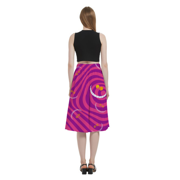 A-Line Pocket Skirt - Cheshire Cat