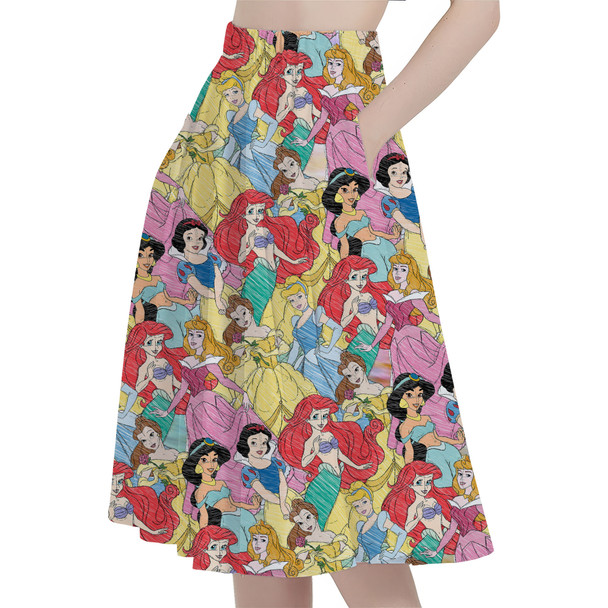 A-Line Pocket Skirt - Princess Sketches